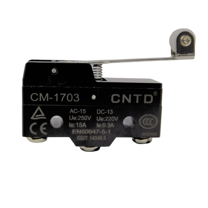 CM-1309 - Microinterruptor Momentáneo De émbolo De Rodillo - Foto 6